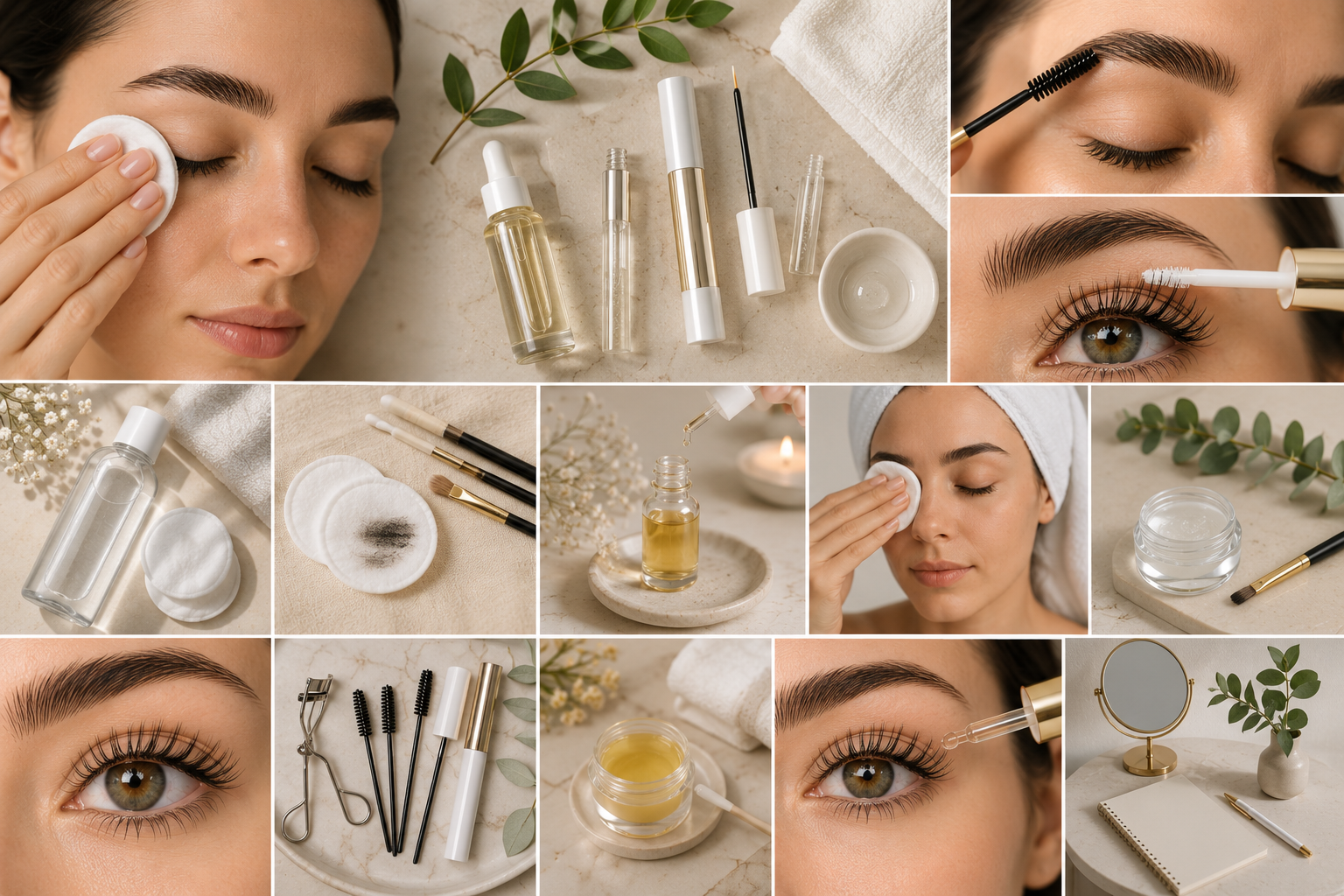 Eyelash & Eyebrow Health Maintenance Checklist: Daily & Weekly Care Routine