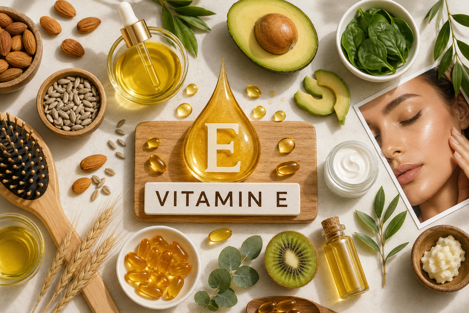 The Benefits of Vitamin E for Hair and Skin Health: A Complete Guide