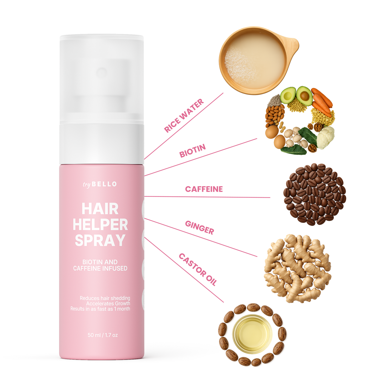 Bello Hair Helper Spray