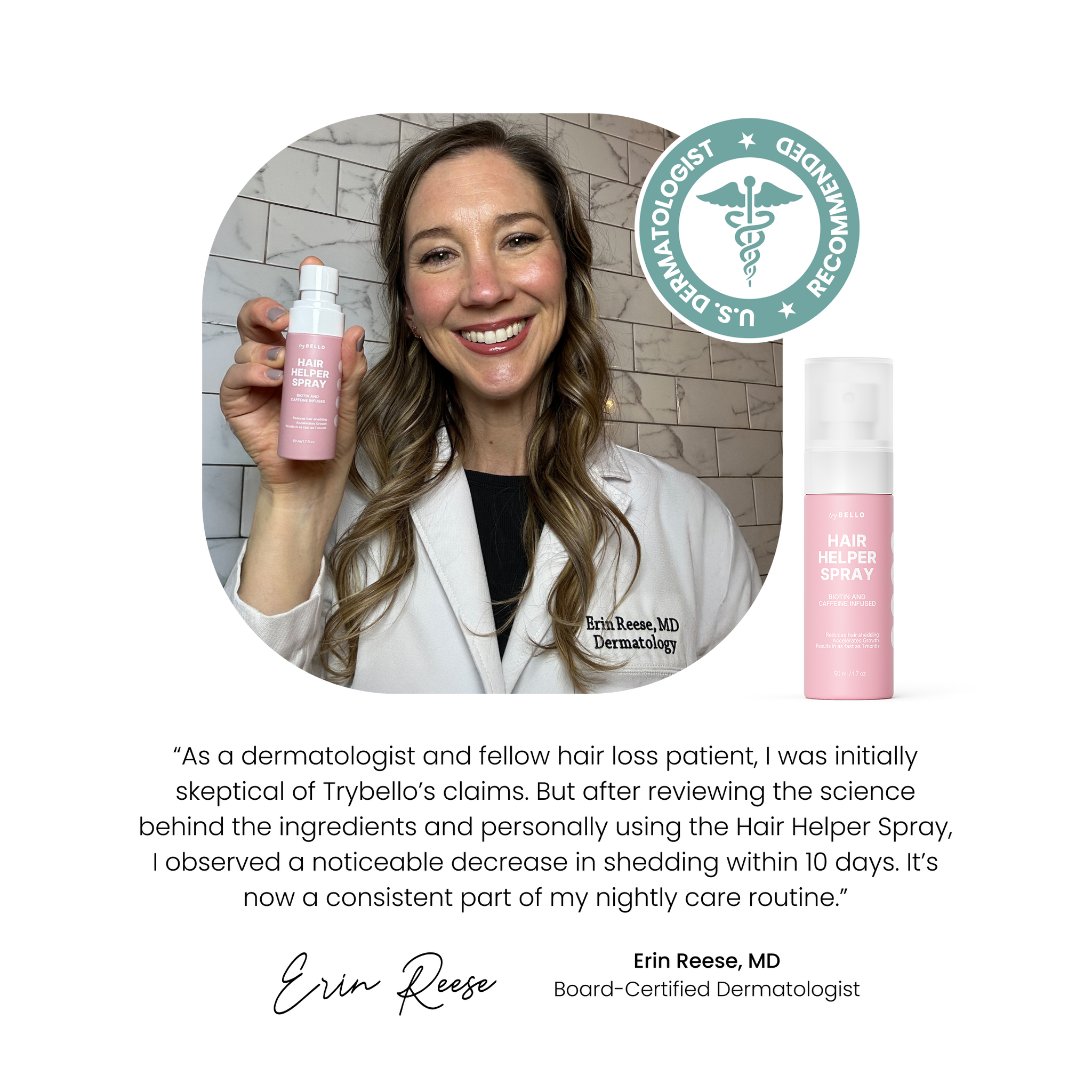 Bello Hair Helper Spray
